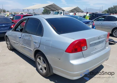 2004 Honda Civic Ex z USA, uszkodzony, nr VIN 2HGES26704H577212